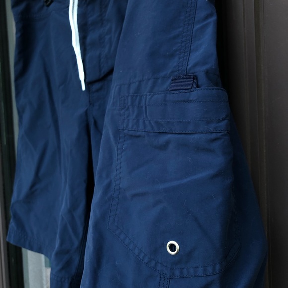 J. Crew Navy Blue Boardshorts Swim Trunks 35 - Picture 4 of 9